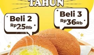 ROTI'O Promo Akhir Tahun Beli 2 Rp25 Ribu & Beli 3 Rp 36 Ribu*