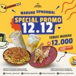 Promo WARUNK UPNORMAL SPESIAL 12.12 TEBUS MURAH Rp12.000 untuk Menu Spesial*