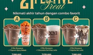 Promo XXI Café 21 Festive Treat - Harga Spesial Combo Favorit mulai Rp. 120.000