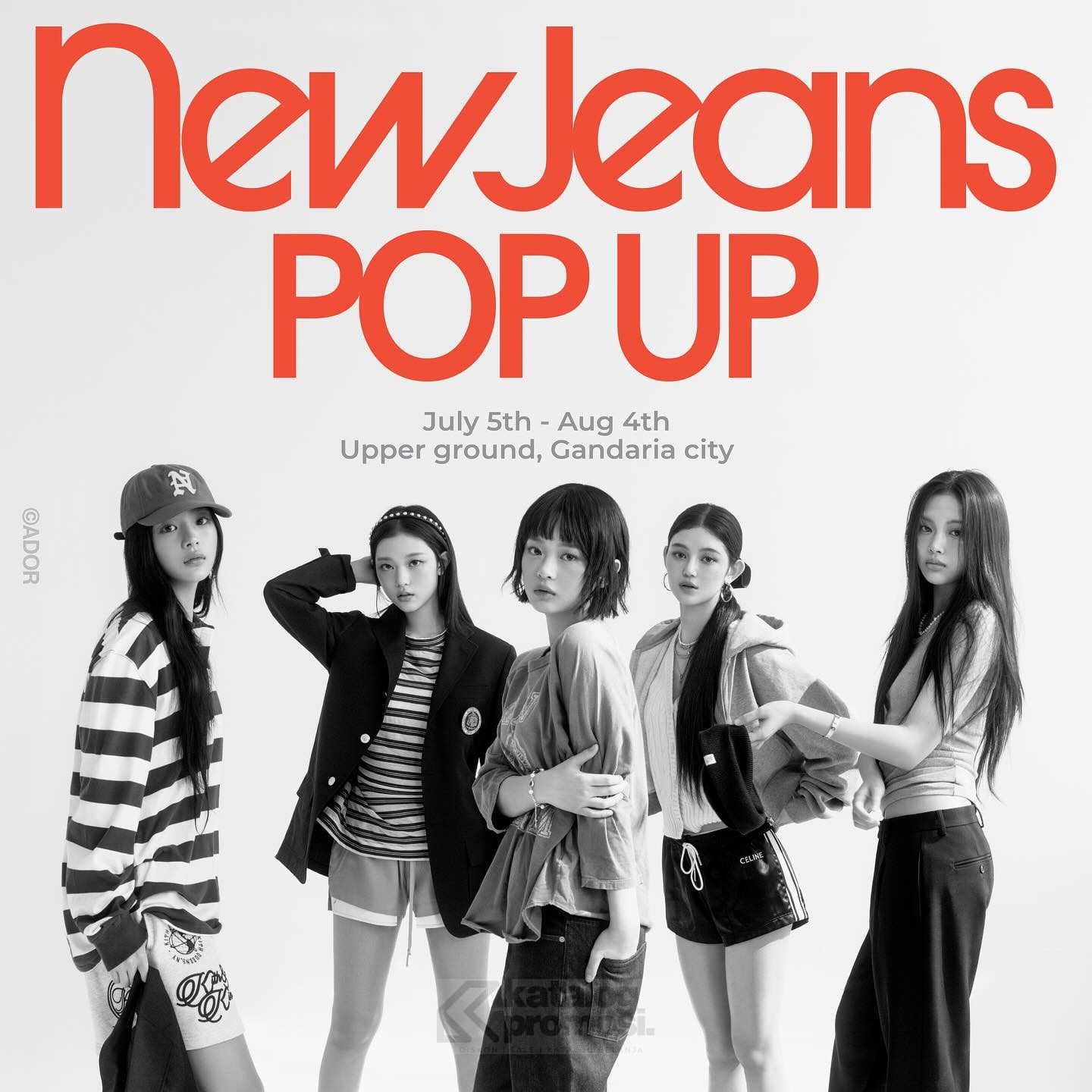 NewJeans POP-UP di Gandaria City