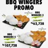 Promo Burger Bango BBQ Wingers mulai Rp. 62.728