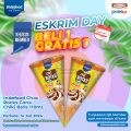 PROMO INDOMARET ESKRIM DAY ON SUNDAY - BELI 1 GRATIS 1 untuk Indofood Choc Rocks Cone Chiki Balls 110mL hanya di tanggal 14 Juli 2024