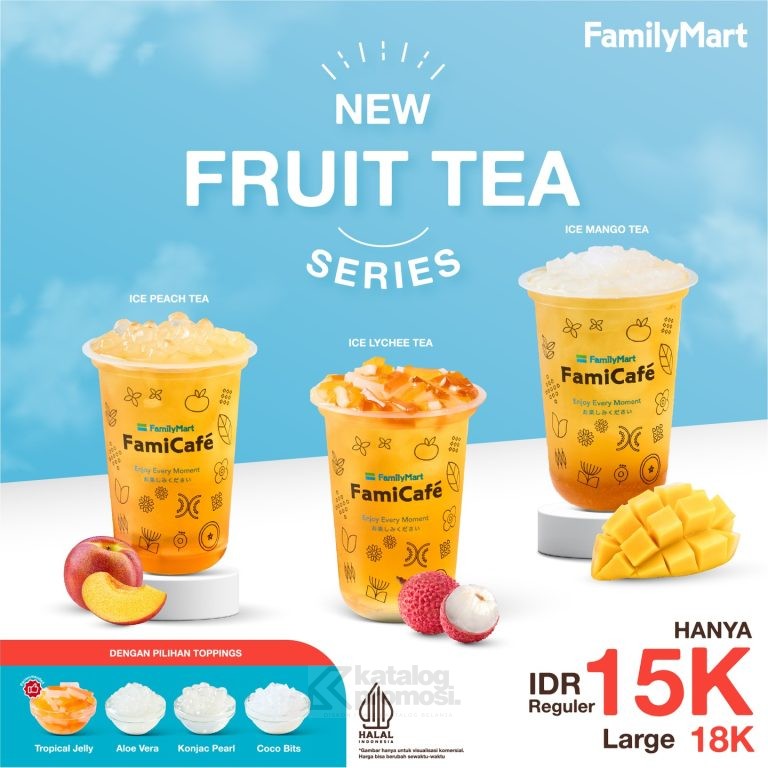 BARU! FRUIT TEA SERIES dari FAMILYMART