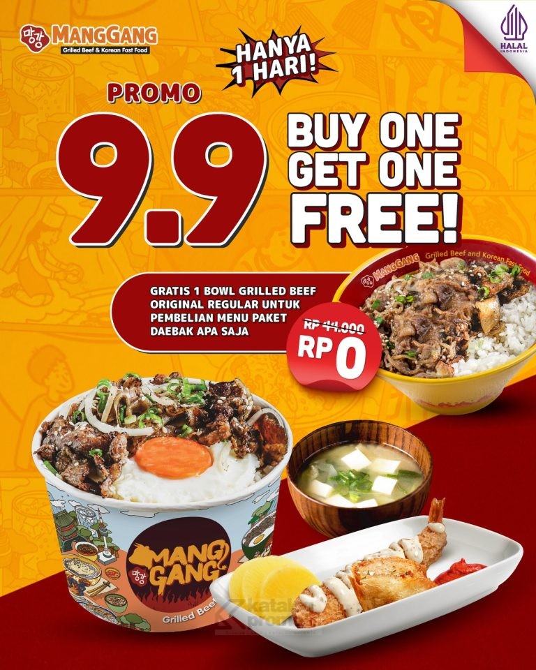 Promo 9.9 MANGGANG BUY 1 GET 1 FREE