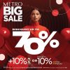 Promo METRO BIG SALE up to 70% off