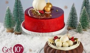 Promo Bakerzin Wonderful Christmas Cakes Diskon 10% Early Bird