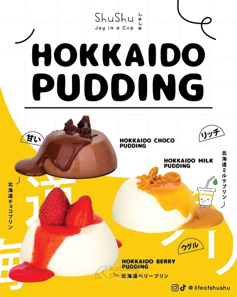 BARU! Shushu Hokkaido Pudding mulai Rp. 16.000 aja