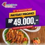 PROMO BANDAR DJAKARTA ALAM SUTERA PAYDAY Udang Pancet Besar cuma Rp. 49.000