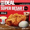 PROMO KFC INDONESIA PAYDAY DEAL GRATIS Super Besar 1 new