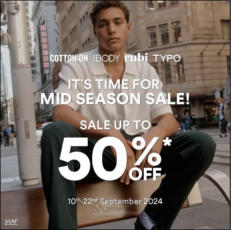 Promo Cotton On MID Season Sale up to 50% OFF