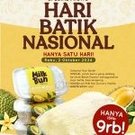 Promo Belah Doeren Spesial Hari Batik Nasional - Beli Milk Bun Durian / Vanilla hanya Rp. 9K