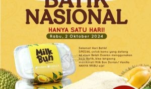 Promo Belah Doeren Spesial Hari Batik Nasional - Beli Milk Bun Durian / Vanilla hanya Rp. 9K