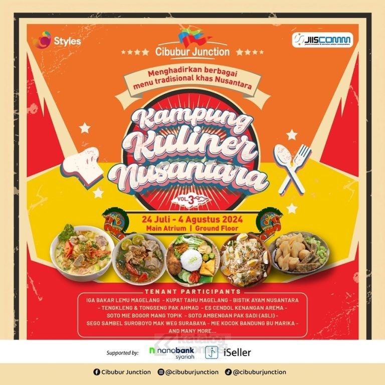 Kampung Kuliner Nusantara (KKN Vol.3) di Cibubur Junction