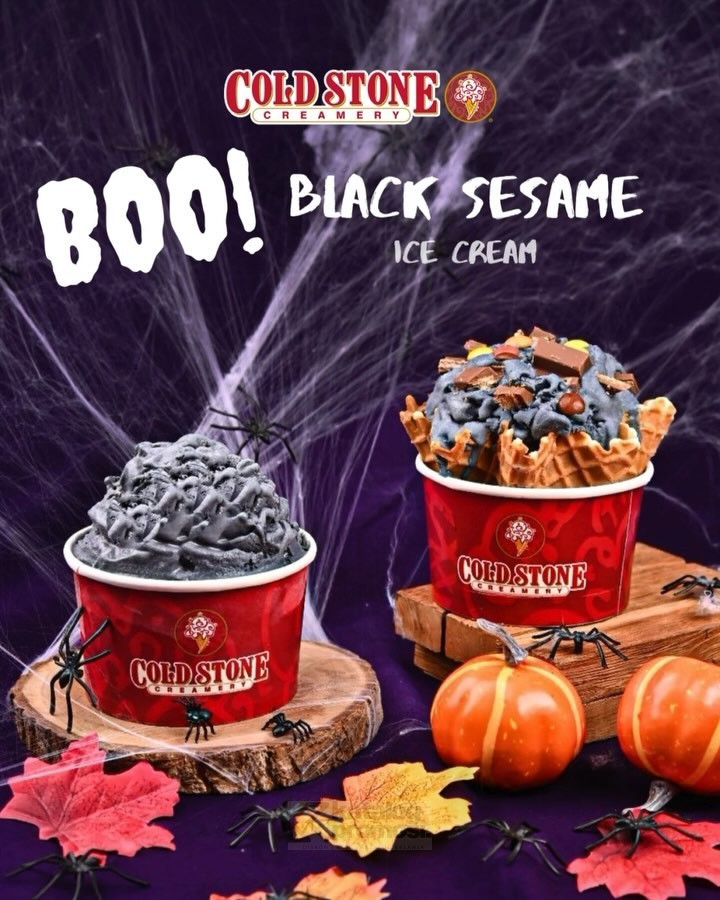 Promo Cold Stone Black Sesame Ice Cream