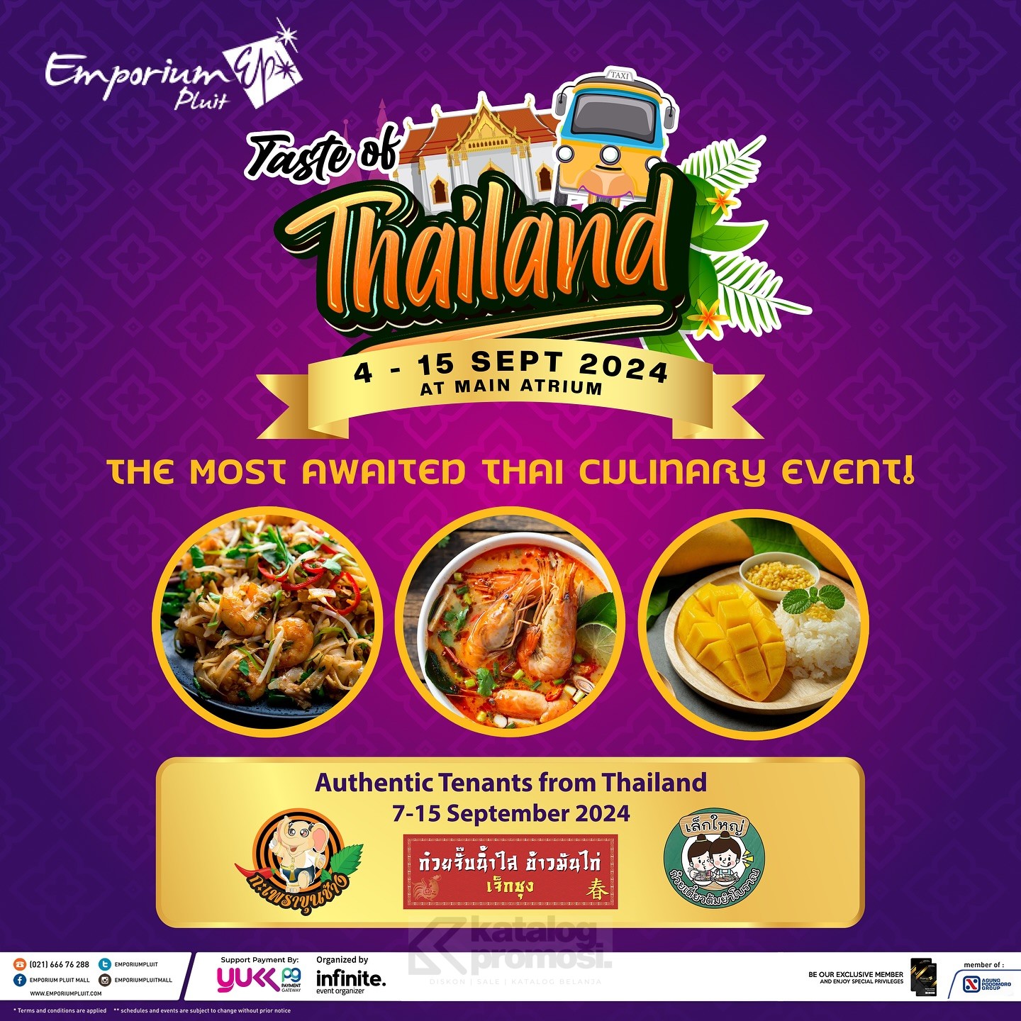 TASTE OF THAILAND Thai Culinary Event di EMPORIUM PLUIT MALL