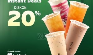 Promo Esteh Indonesia GrabFood Dine Out Deals - Diskon Hingga 20%