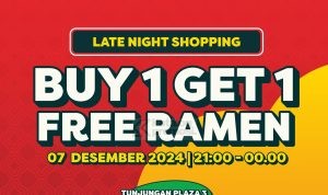 Promo Haraku Ramen Tunjungan Plaza Late Night Shopping - BELI 1 GRATIS 1 RAMEN*