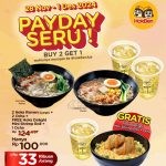 Promo HOKBEN PAYDAY SERU! Beli 2 Hoka Ramen Gratis 1 Hoka Delight Mini Shrimp Roll