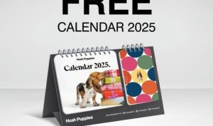 Promo Hush Puppies GRATIS Special Edition Calendar 2025