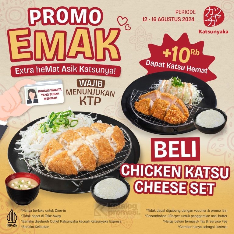 Promo KATSUNYAKA EMAK BELI KATSU HEMAT CUMA Rp. 10RIBU