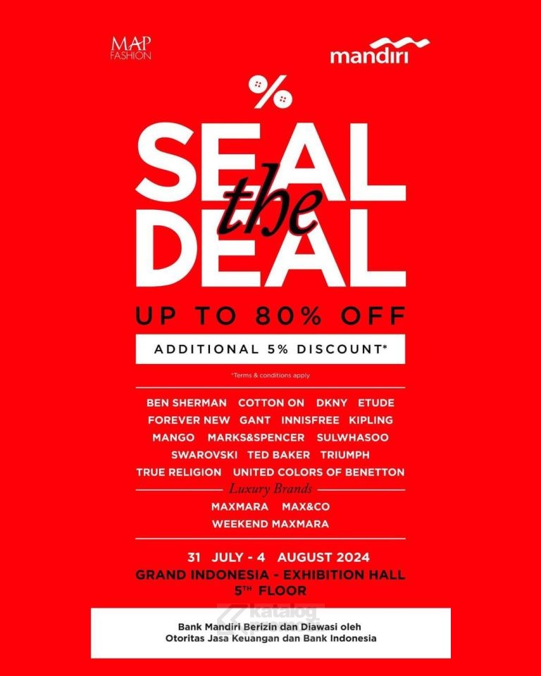 MAP FASHION SEAL THE DEAL BAZAAR SALE up to 80% off