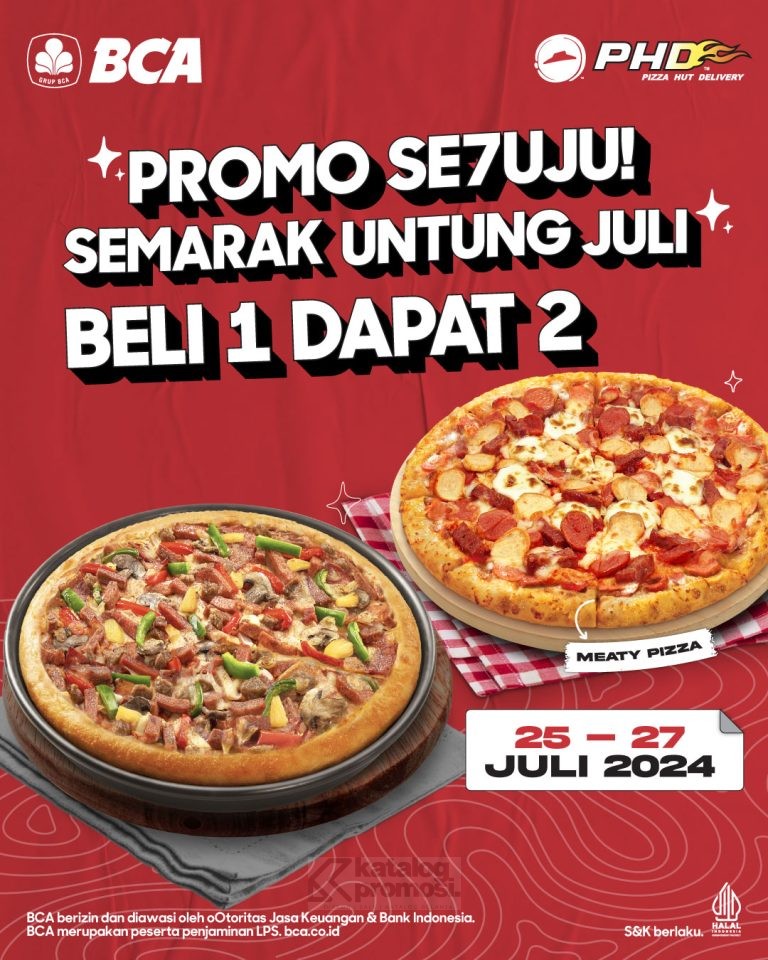 Promo PHD BCA BELI 1 GRATIS 1 dengan kartu BCA berlaku tanggal 25-27 Juli 2024