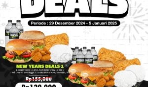 Promo BURGER BANGOR GOFOOD New Year Deals 2025 Mulai Rp 120.000!