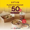 EATLAH Promo GOFOOD Flash Sale Gajian Discount 50% Off