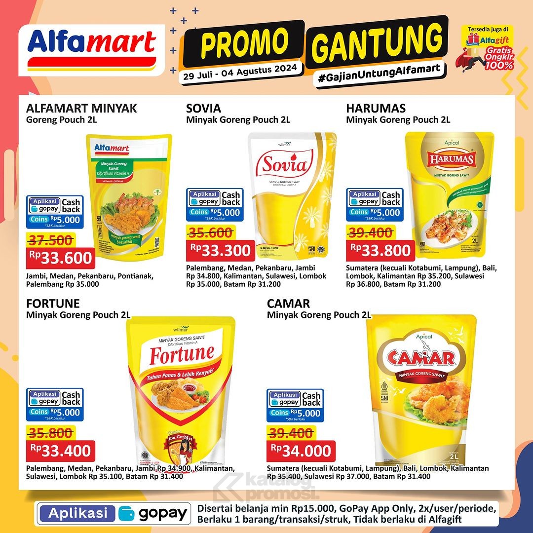 Katalog Promo JSM Alfamart Minggu 4 Agustus 2024: Diskon Minya Goreng Murah Mulai dari Rp 30 Ribuan