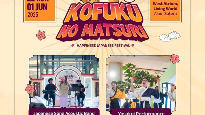 Promo Kofuku no Matsuri Vol. 3 Festival Jepang di Living World