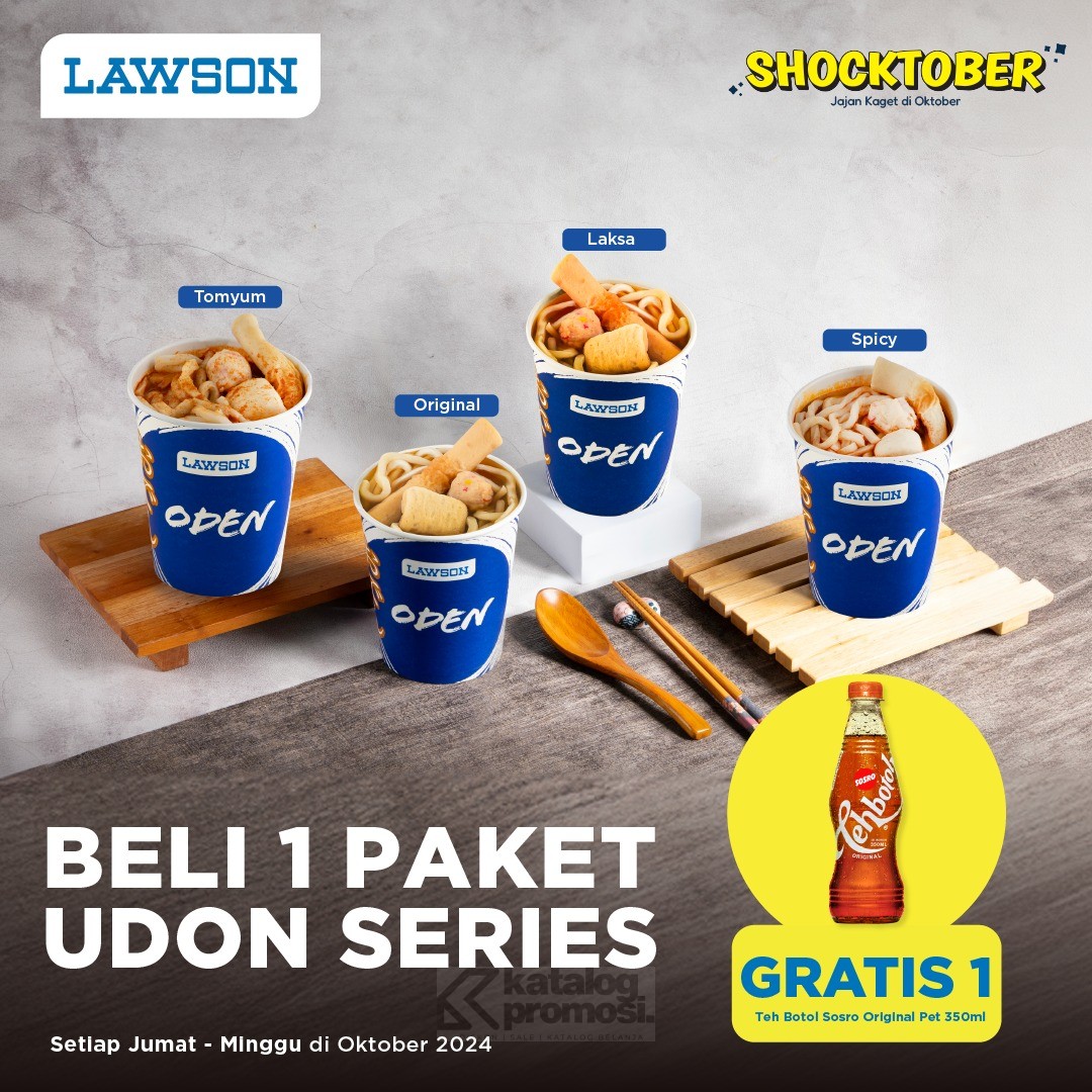 Promo Lawson Udon Beli 1 Gratis 1