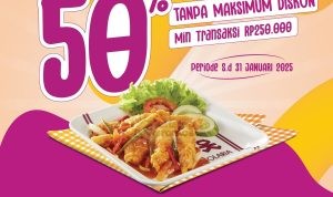 Promo SOLARIA SPESIAL BANK MEGA - DISKON HINGGA 50%