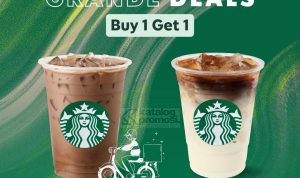 Promo STARBUCKS GRANDE DEALS - BELI 1 GRATIS 1