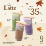 Promo SUSHI HIRO FALL IN LATTE - Harga Spesial Latte Series cuma Rp. 35K++