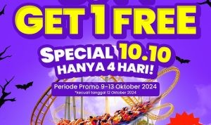 Promo TRANS STUDIO CIBUBUR SPECIAL 10.10 - BUY 1 GET 1 FREE*