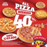 Promo US PIZZA DISKON 40% untuk SEMUA PIZZA