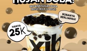 Promo XIBOBA Brown Sugar Boba Fresh Milk Hanya 25K*