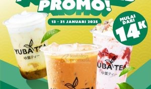 Promo YUBA TEA HARGA SPESIAL MINUMAN FAVORIT mulai Rp. 14RIBUAN