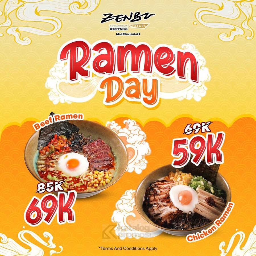 PROMO ZENBU RAMEN DAY Harga Special Mulai Dari 59K*