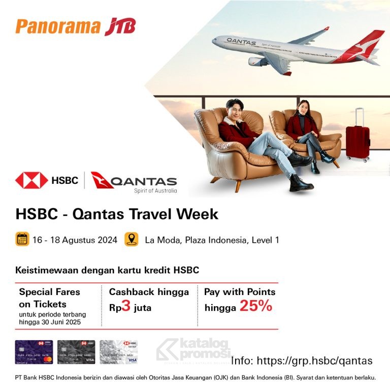 HSBC - Qantas Travel Week 2024 di Plaza Indonesia