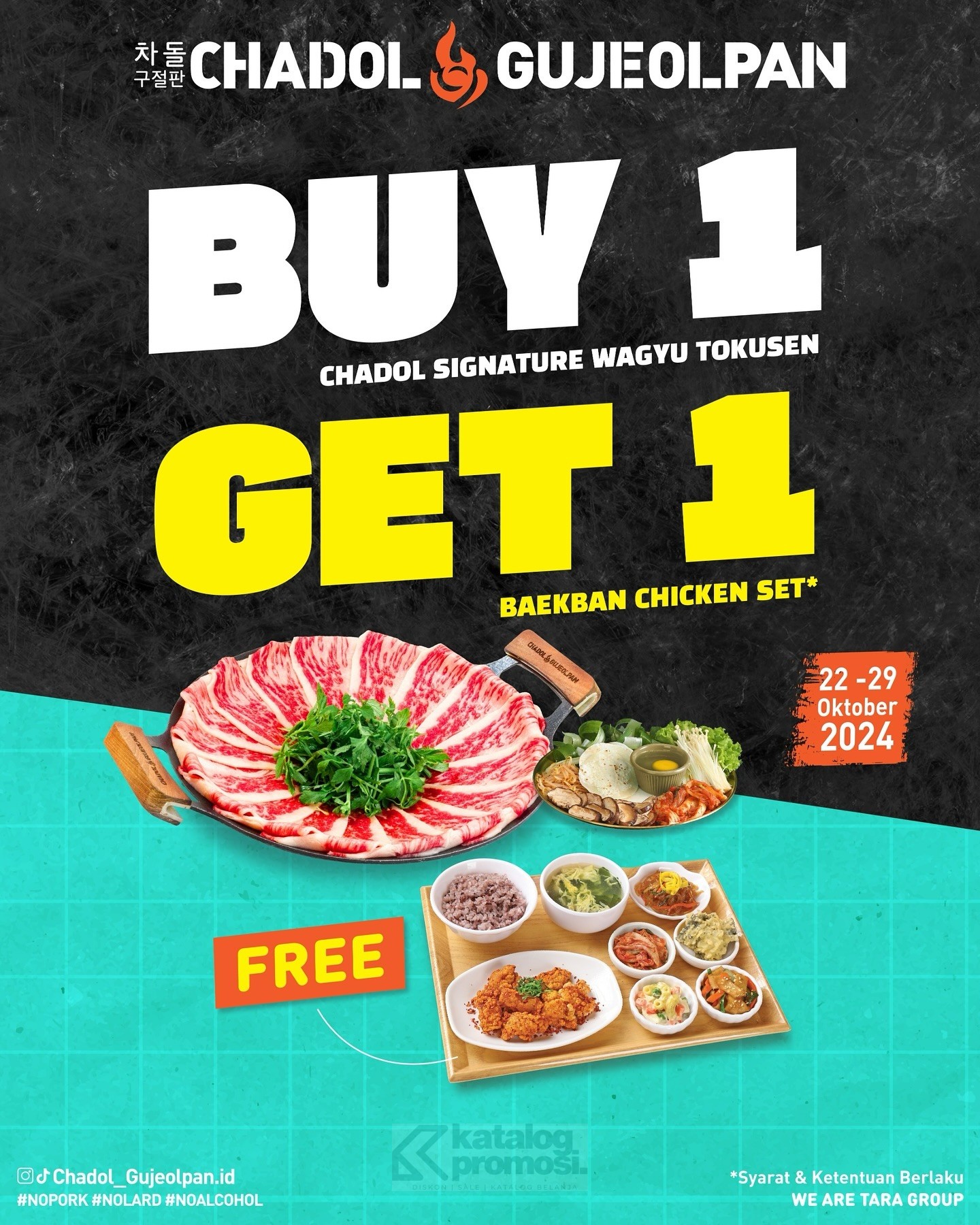 Promo Chadol Gujeolpan BUY 1 GET 1 FREE