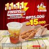 Promo FRITTO CHICKEN 11.11 FLASH SALE ! BELI Sate Fritto + Tea Series cuma Rp. 15.000