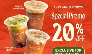 Promo Kopi Soe - Festive Sips and Cheers Diskon 20% untuk Member