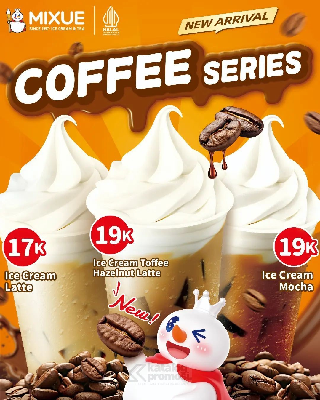 BARU! Coffee Series Mixue Mulai dari Rp 17.000