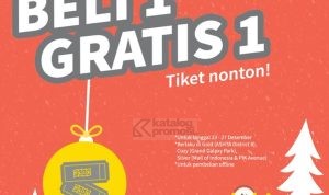 Promo FLIX Cinema Jingle Deals Beli 1 Tiket Nonton Gratis 1!