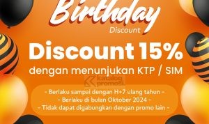 Promo INUL VIZTA BIRTHDAY PROMO DISCOUNT 15% off