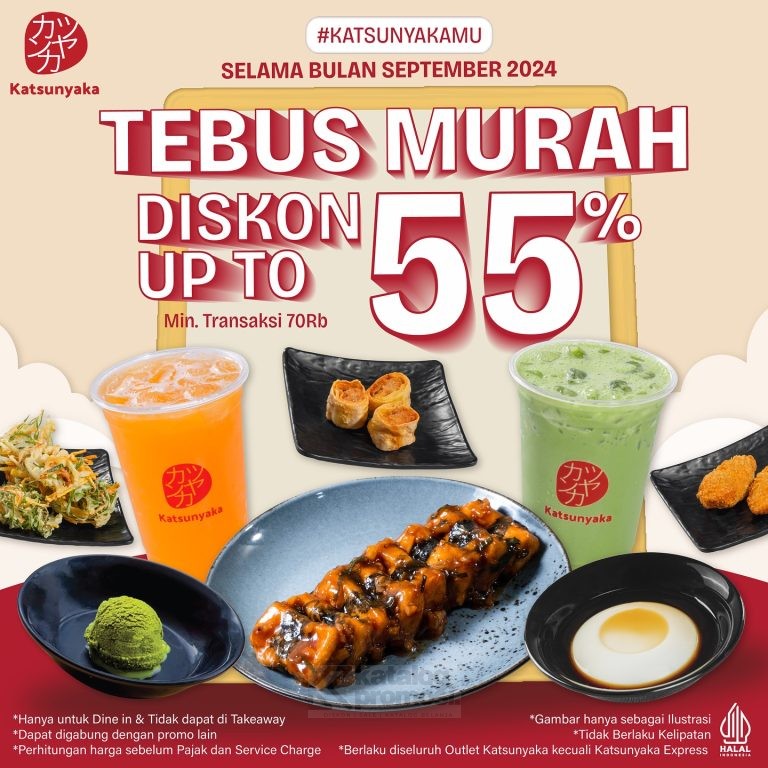 Promo KATSUNYAKA TEBUS MURAH AKHIR BULAN MENU PILIHAN CUMA Rp. 10.000