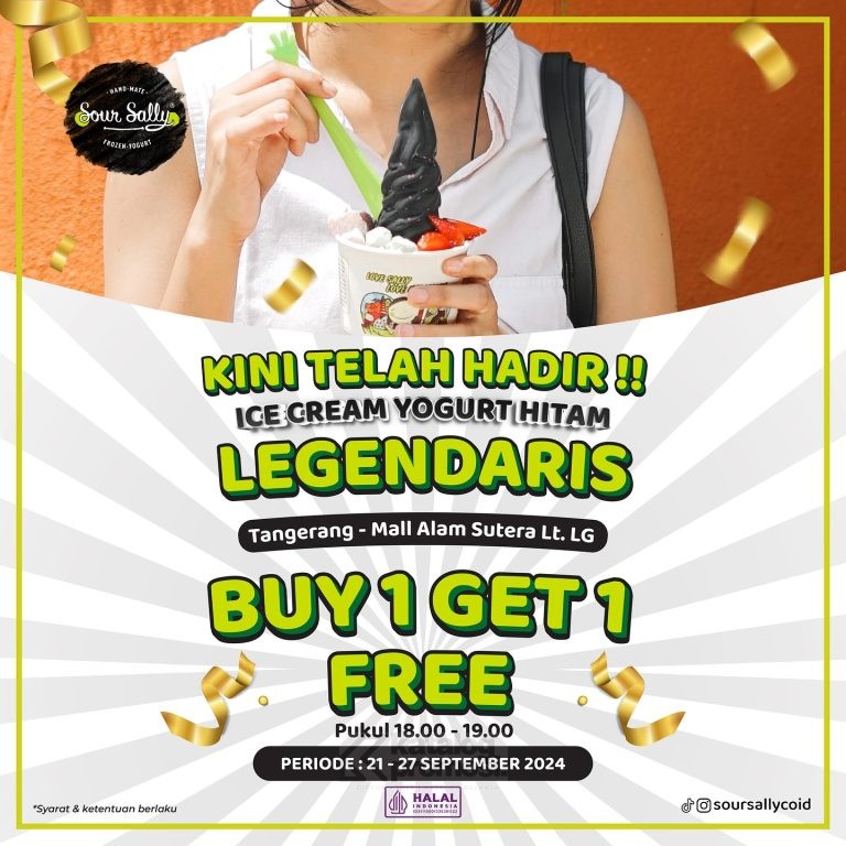 Promo SOUR SALLY BUY 1 GET 1 FREE*