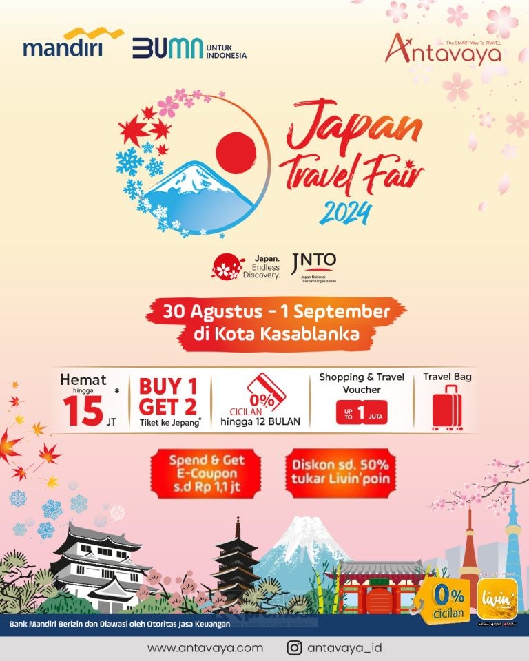 Japan Travel Fair 2024 x Bank Mandiri