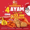 Promo PAYDAY Ayam Bersih Berkah Beli 4 Ayam Cuma Rp 33.000*